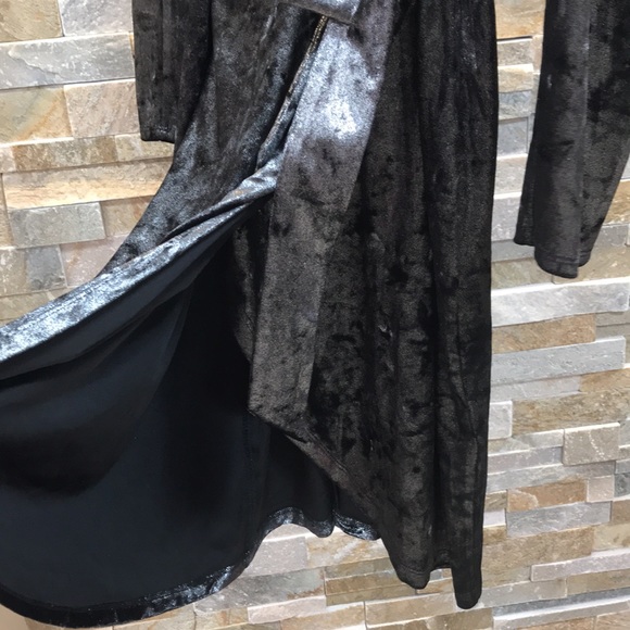 Inc Puff-Sleeve Velvet Wrap Dress - Picture 7 of 15